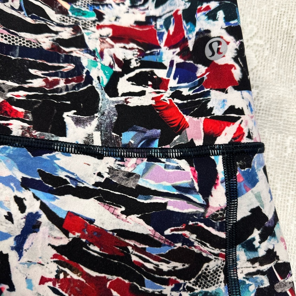 Lululemon | Multi Black White Red Blue Size 4 - image 3
